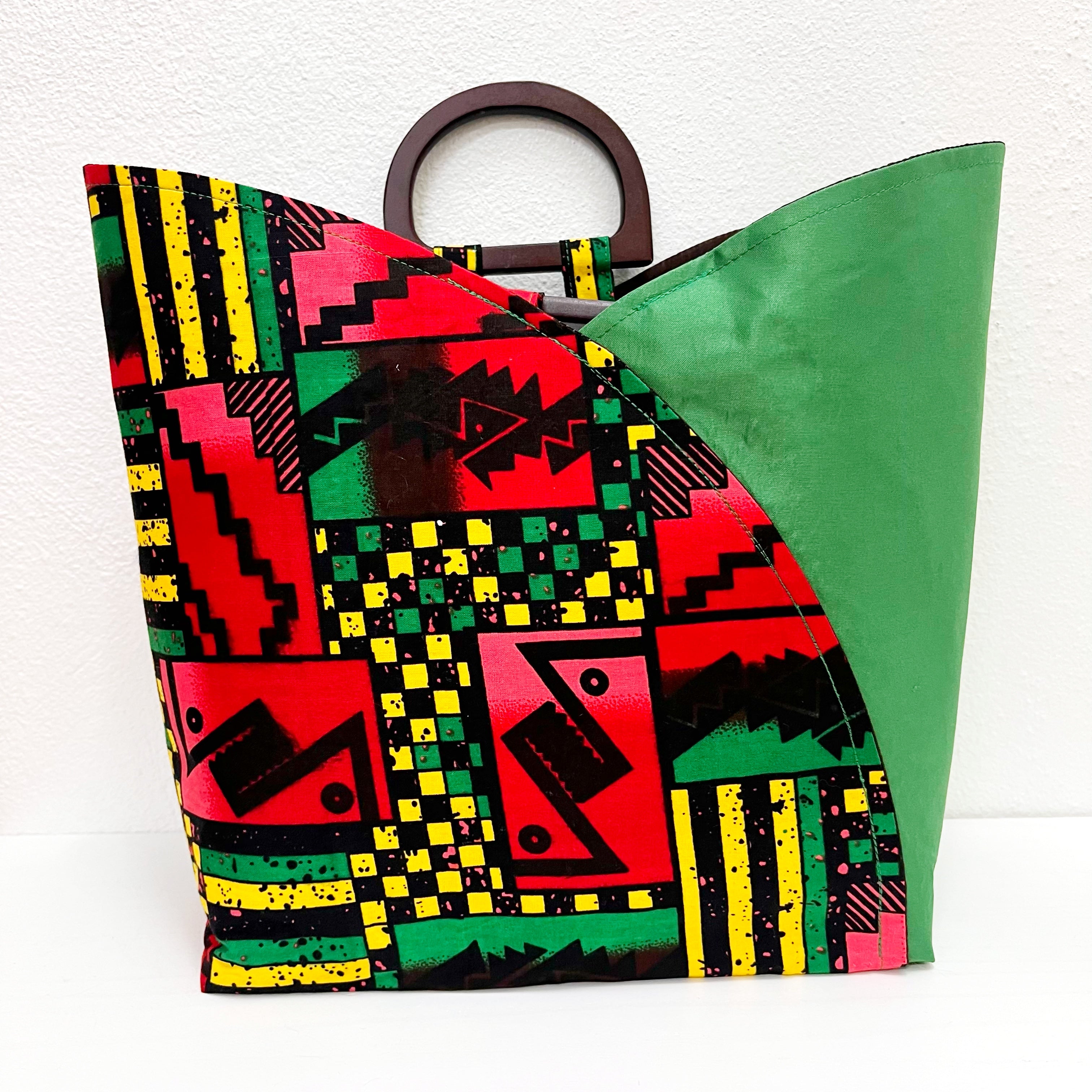 Bag Green Ras Tulip Tote