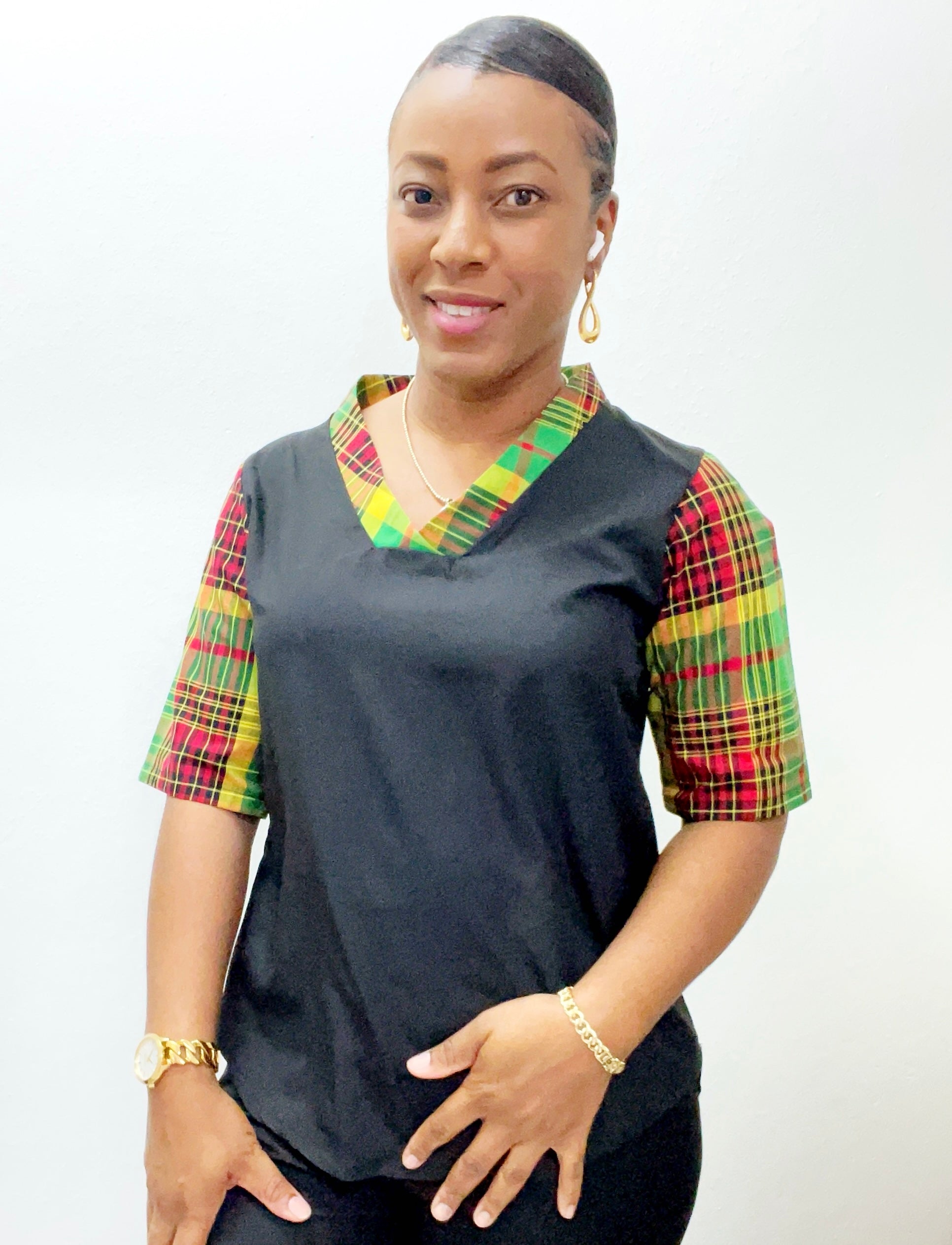 Woman Blouse Flamboy Black