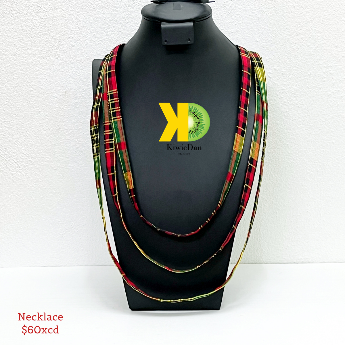 HJW Necklace Long Flat SKN Madras Layered