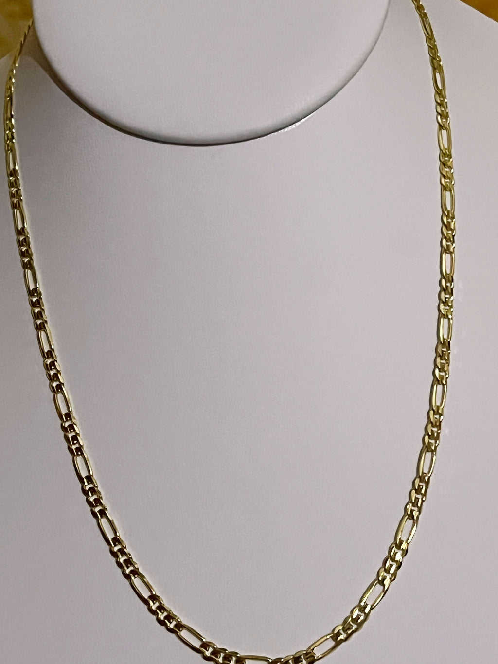 GJW Necklace Figaro 3mm