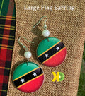 Large SKN Flag Earring
