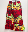 Woman Skirt Red Lota Pleat Base  (3XL/5XL)
