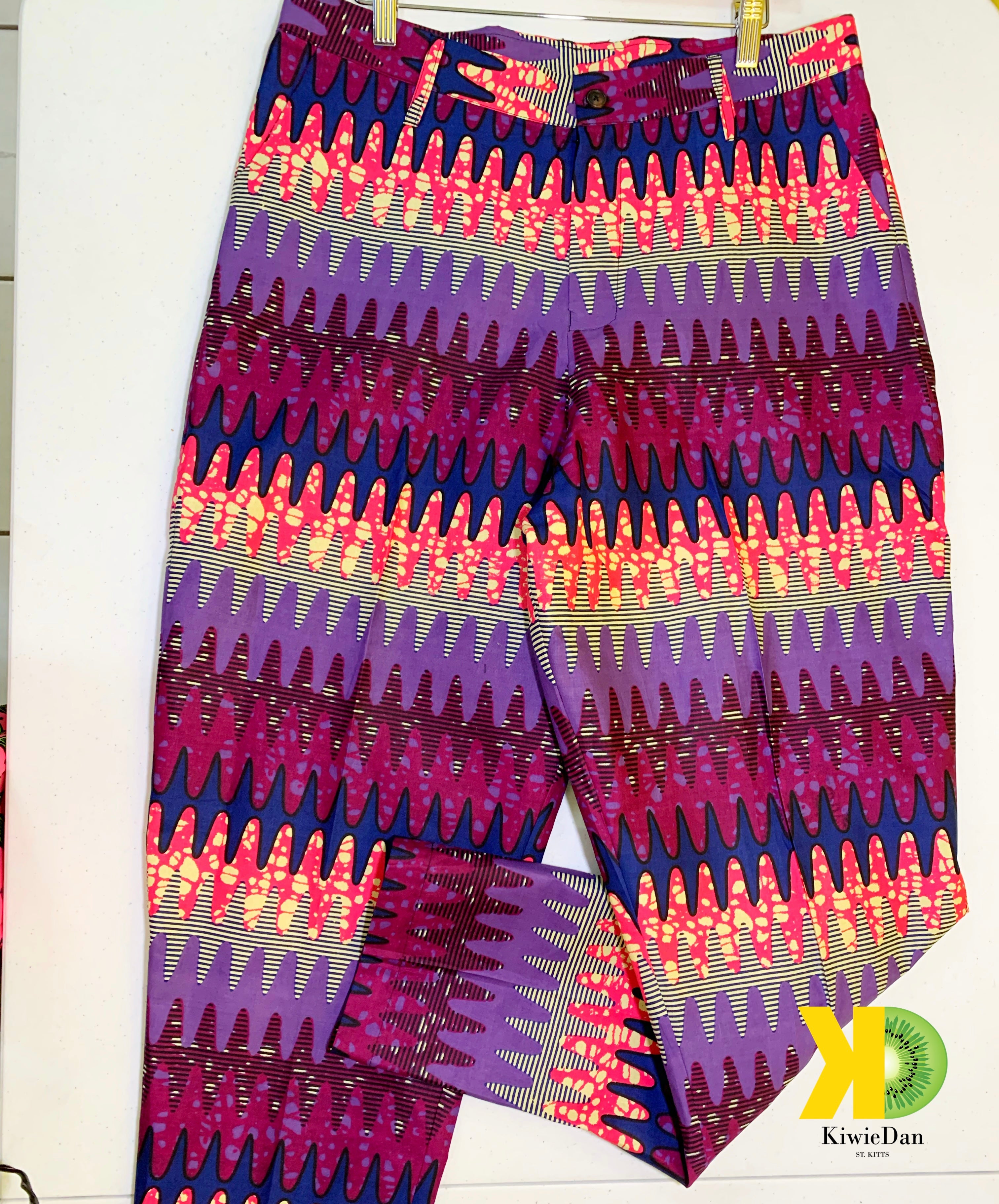 Purple Waves Structured Long Pant (XL)