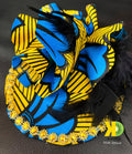Fascinator - Blue Yellow Loca