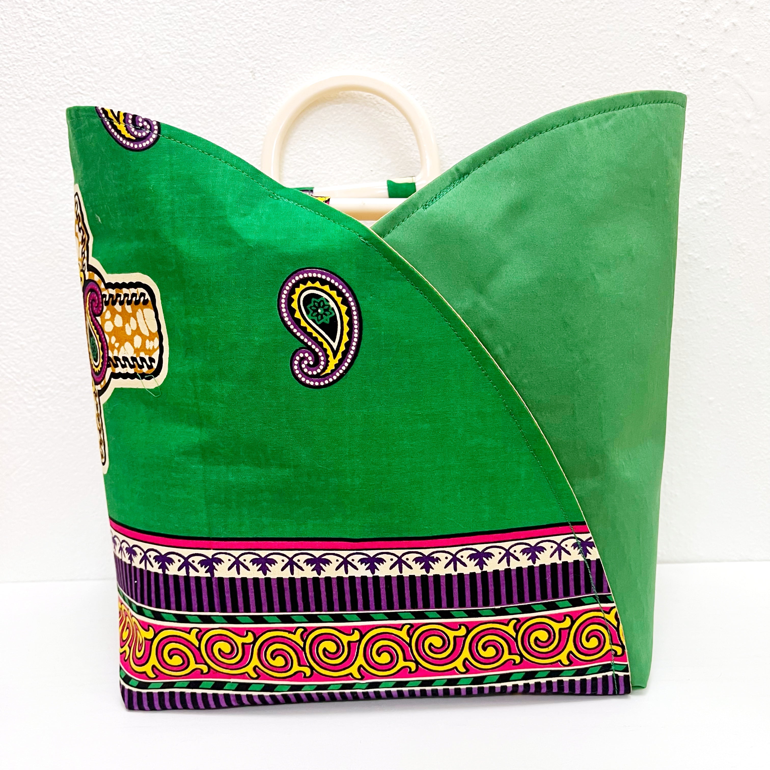 Bag Green Aztec Tulip Tote