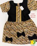 Girl Dress Black and Animal (5/6)