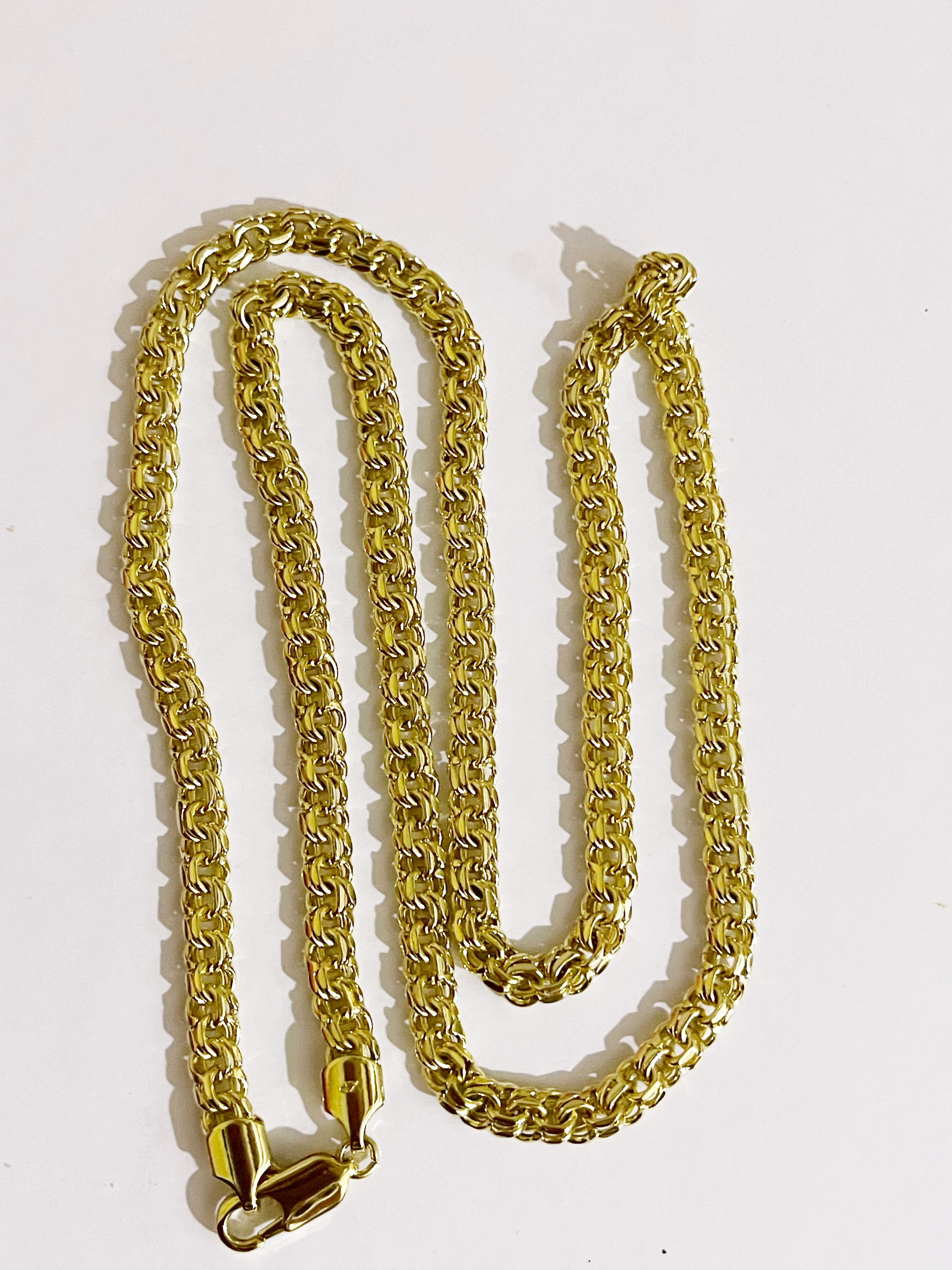 GJW Necklace Spanish Link 7 x 28