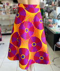 Woman Skirt Red Wrap Swiz Circle (One size)