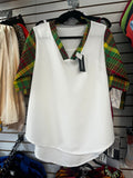 Woman Blouse Flamboy White