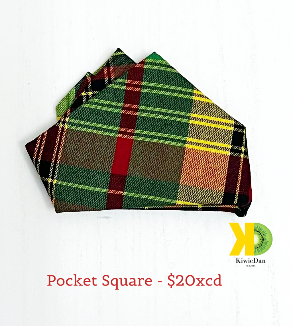Tie Pocket Square Madras