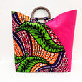 Bag Tote Pink Swirle Tulip