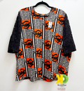 Orange Swai Kente Blouse (XLarge)