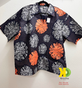 Man Grey Splat Dashiki SS Shirt (3XL)