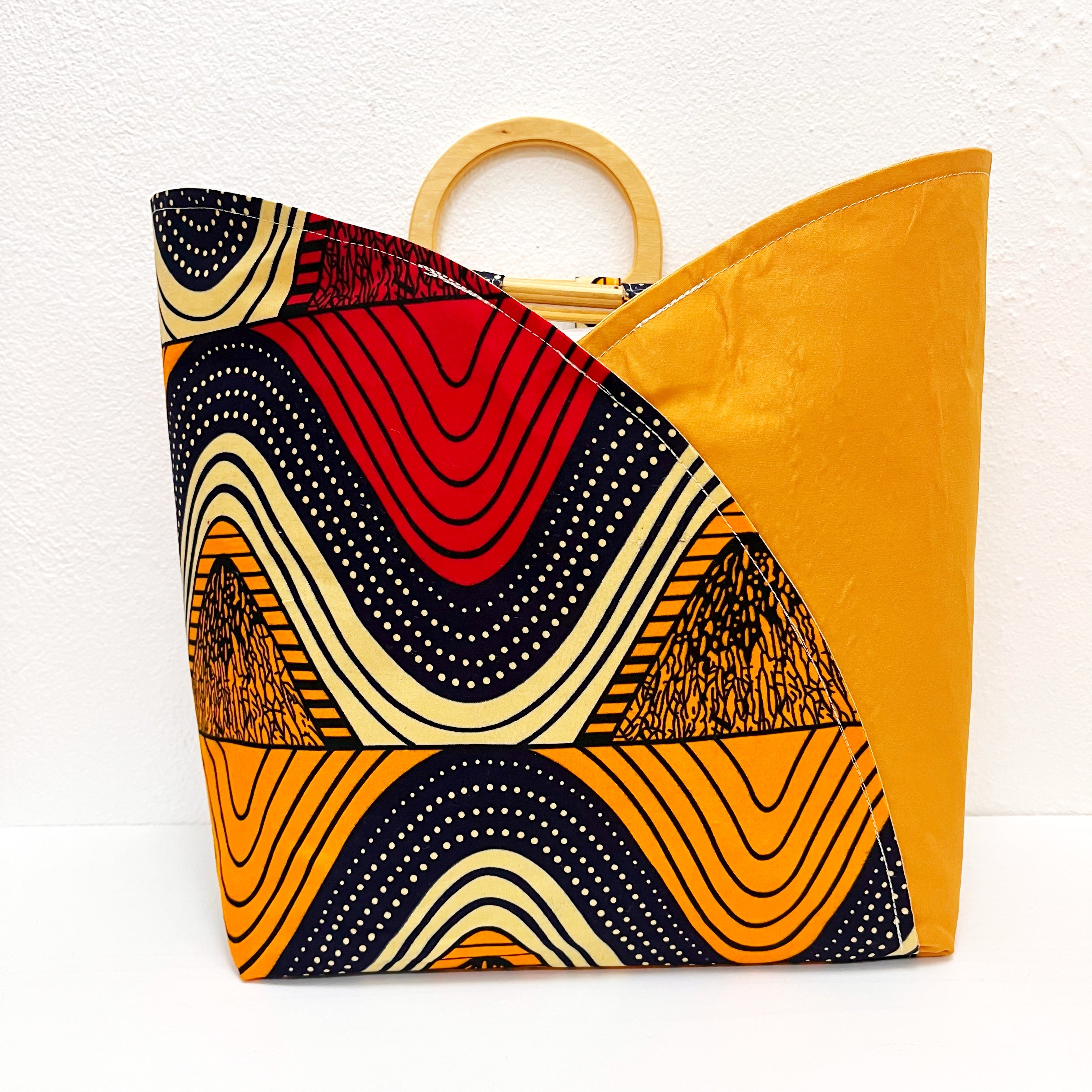 Bag Gold Swish Tulip Tote