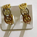 GJW Earring Huggies TriColor