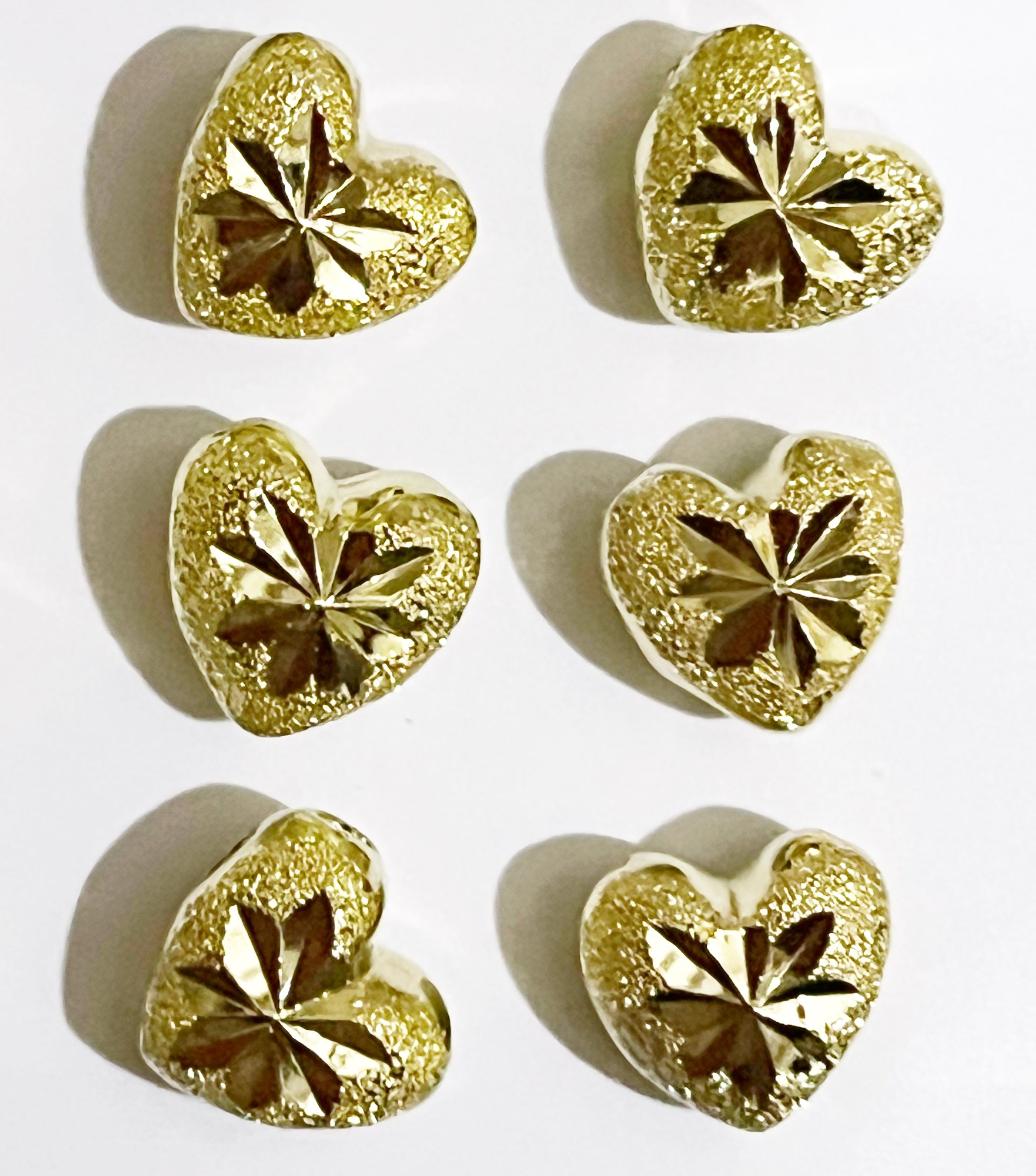 GJW Earring Studs Heart dc
