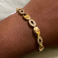 GJW Bracelet Oval Iced Expion Bracelet 7