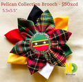 Pin Pelican Collection Madras Brooch w/ All Colors