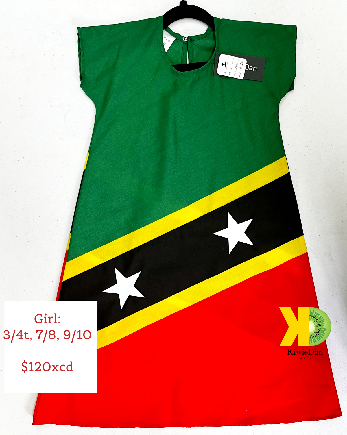 Girl SKN Flag A-Lined Dress