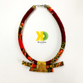 Maroon Ezu African Necklace