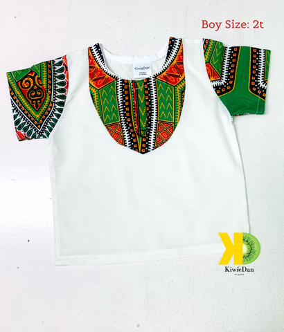 Boy Africa Dashiki Shirt