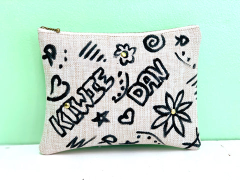 Black Kiwie Clutch