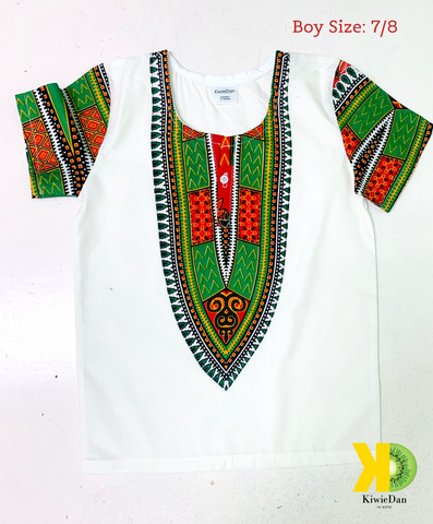 Boy Africa Dashiki Shirt